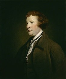 Painting of Edmund Burke MP c.  1767, studio of Joshua Reynolds (1723–1792)