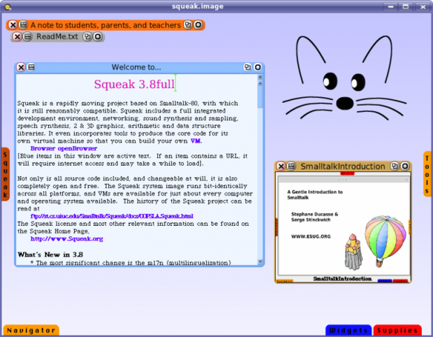 Screenshot of Squeak