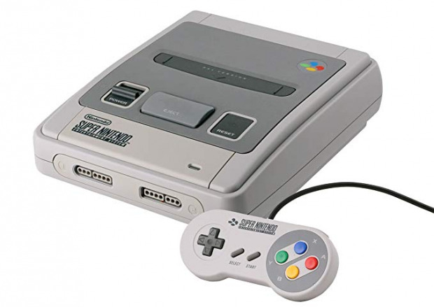 Picture of SNES Consoll, This design is found in rest of the world