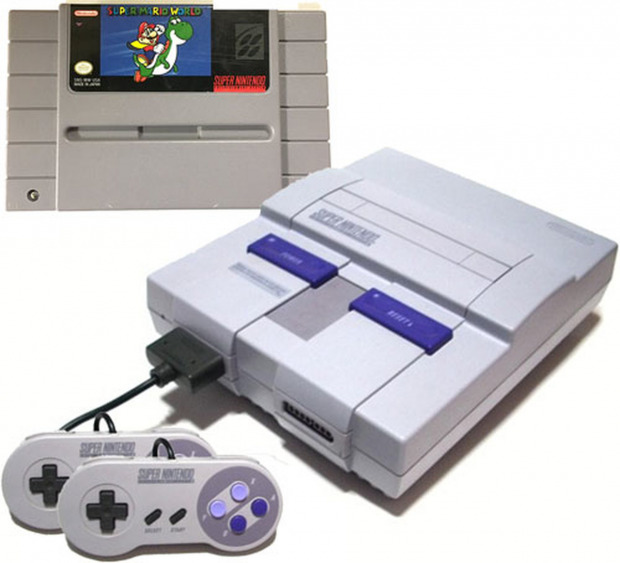 Picture of SNES Consoll, This design is found in USA