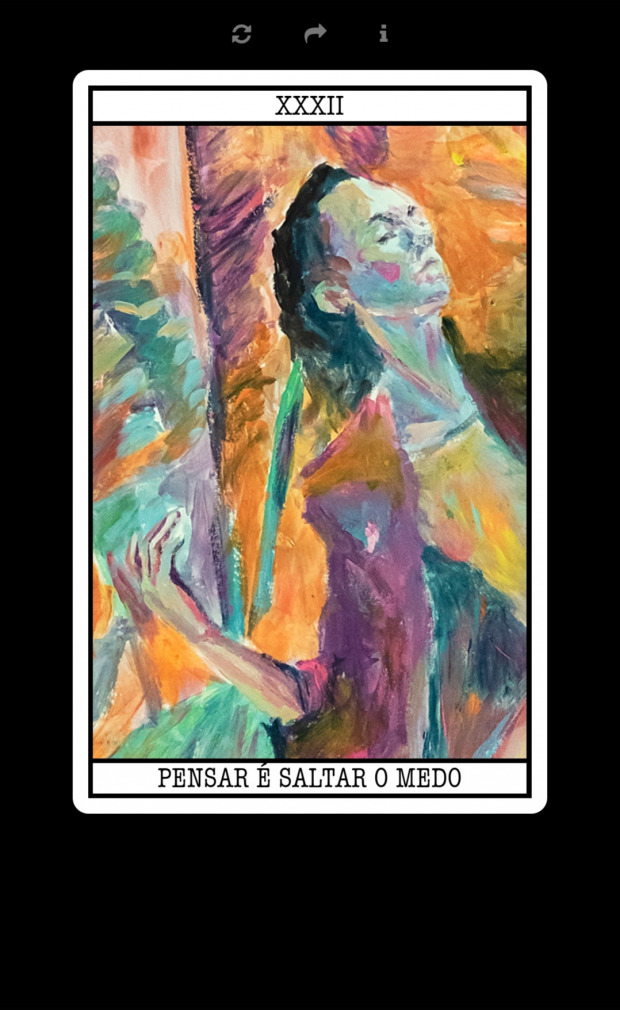 Tarot card, water color