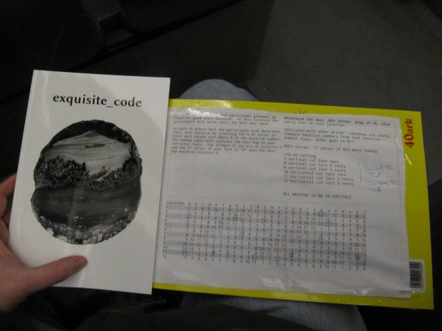 Exquisite code book with Bergen exquisite code procedures