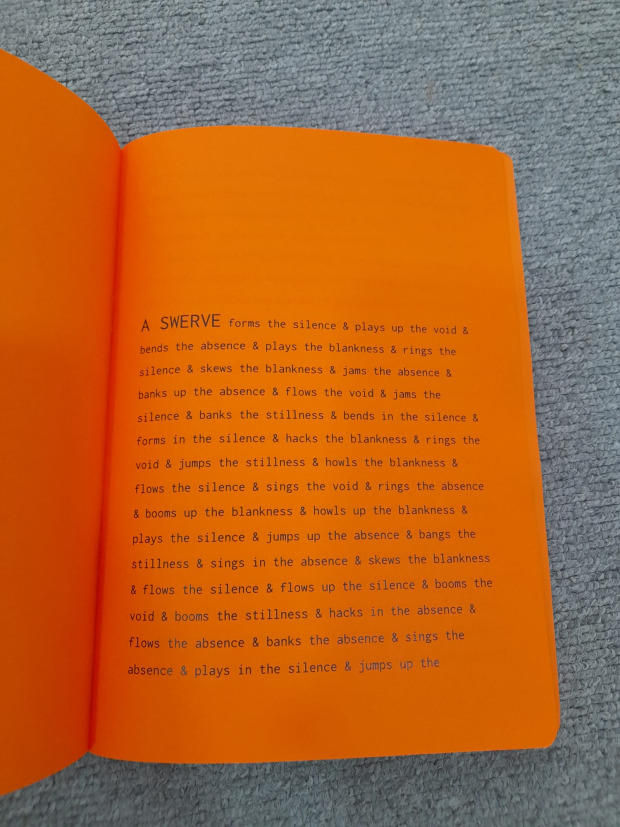 First page of main text, “A SWERVE...”