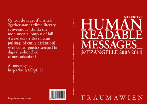 Cover of Human Readable Messages by Mez Breeze