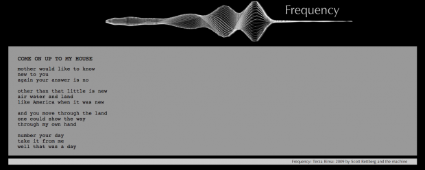 Frequency demonstrator screen shot