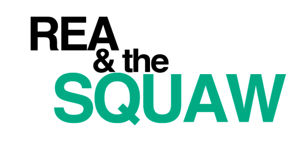 Word map, Rea and the Squaw with Squaw highlighted in teal