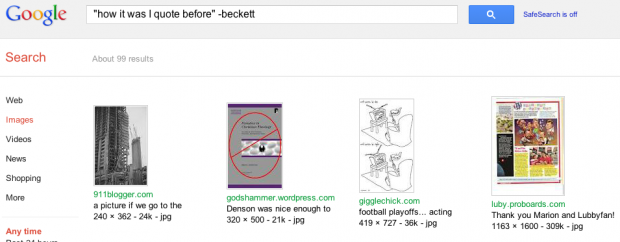 First LCP from 'How It Is' searched on Google Images