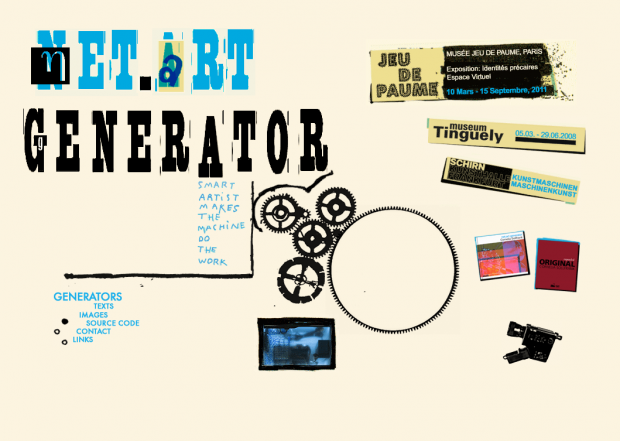 Cover screen Net Art Generator