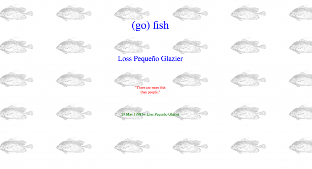 (go) fish by Glazier (screen shot)