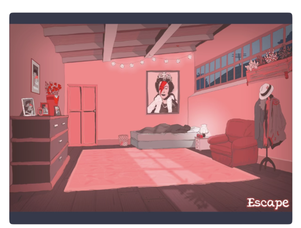 screenshot pink room of Escape