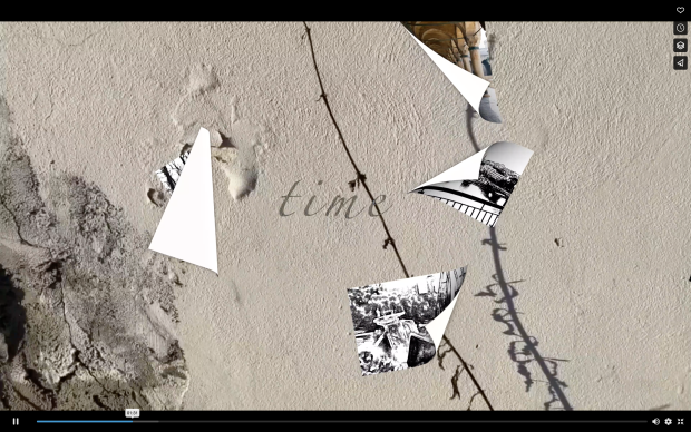 time, screenshot from vimeo video-poem