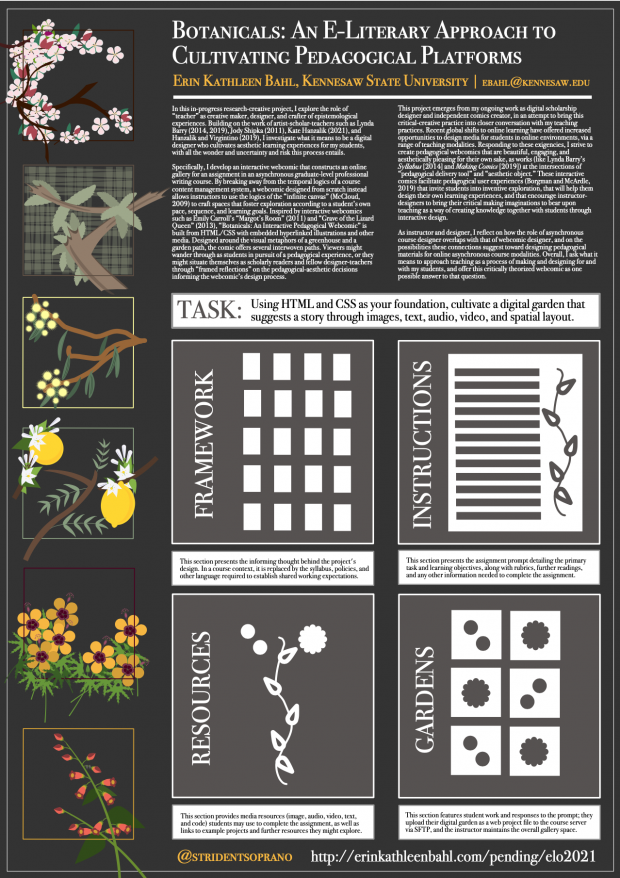 Botanicals: An E-Literary Approach to Cultivating Pedagogical Platforms