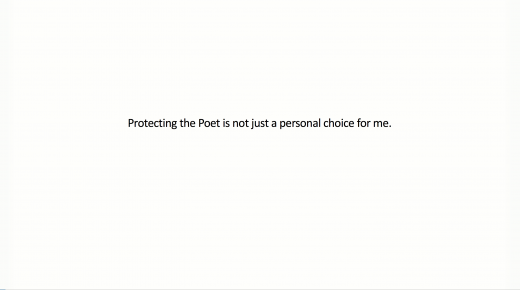 Protect the Poet by Alan Bigelow (screen shot)